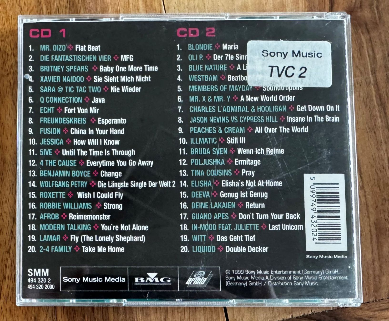 CD: Just The Best CD 1999 & 2000 | 90er / 2000er Hits – Usato da Dällikon venduto da Arkana_23 1