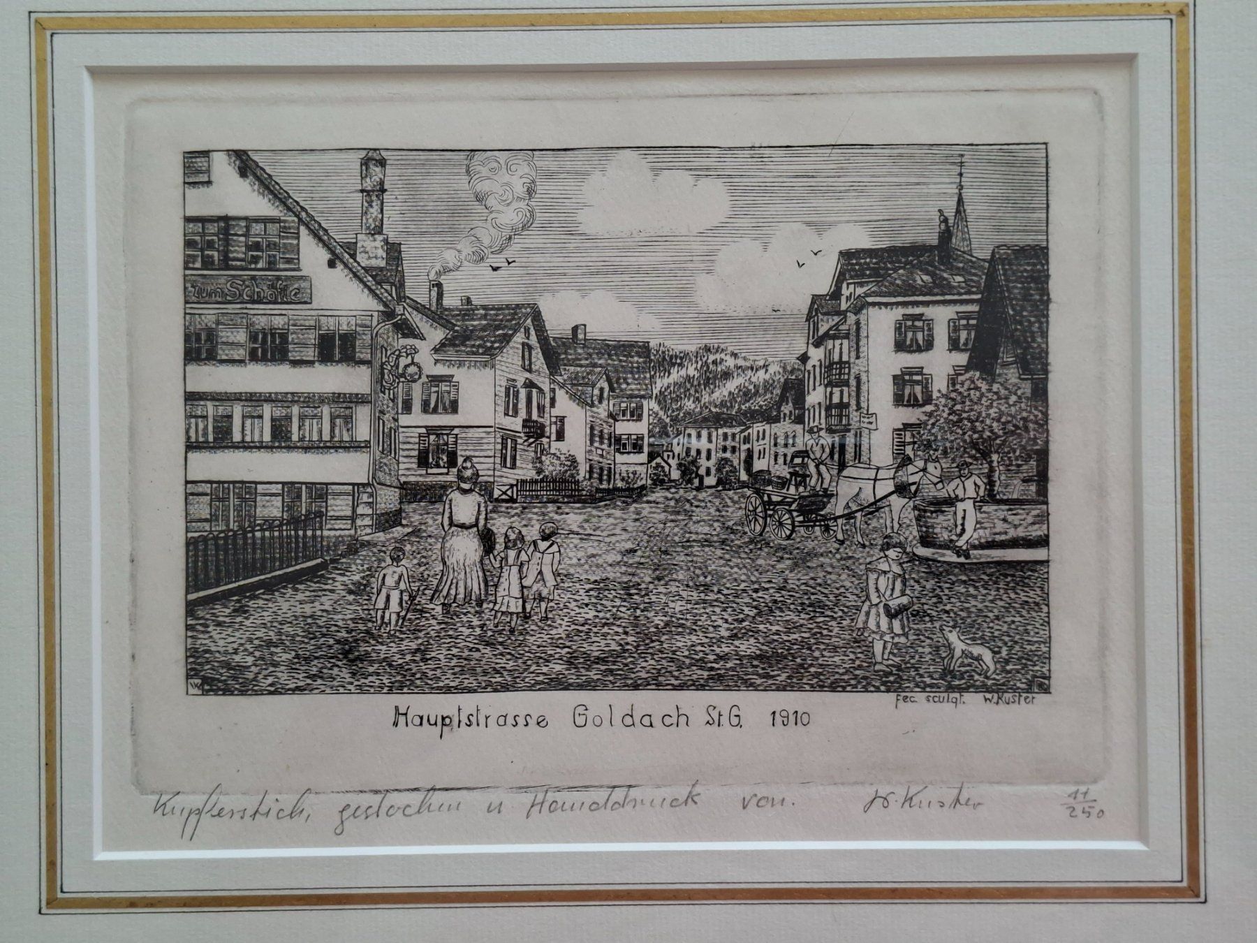 Gravures: Goldach. Über Eck vergoldet. – D'occasion à Goldach par armando_r 1