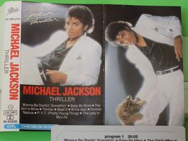Michael Jackson - Thriller 1982 Kassette MC K7