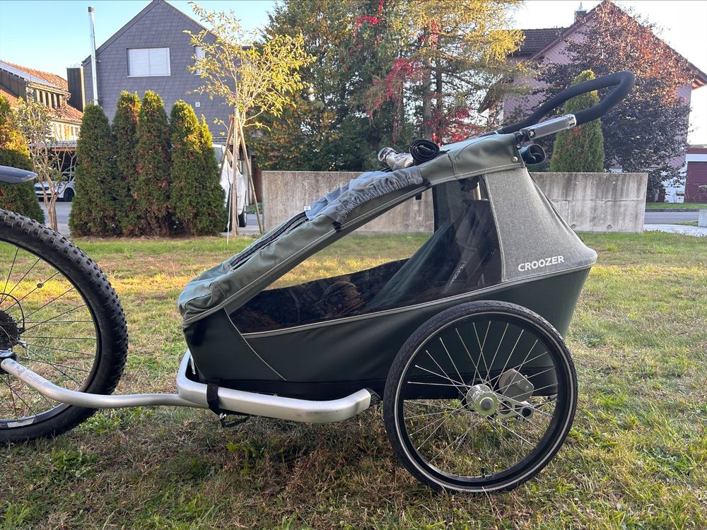 Veloanhänger - Croozer Kid 1- jungle green (Gebraucht) in Einsiedeln ...