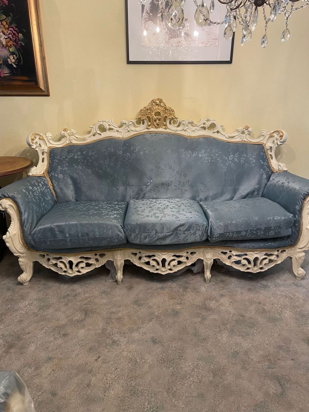 Divani: Antikes Venezianische barock Polstergarnitur – Usato da Gretzenbach venduto da Meluccio 1