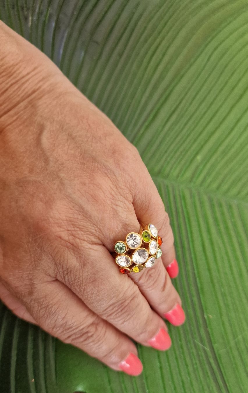 Swarovski Anelli: Bague originale Swarowski multicolore, Taille 58 – Usato da Thônex venduto da mar_k9n5 1