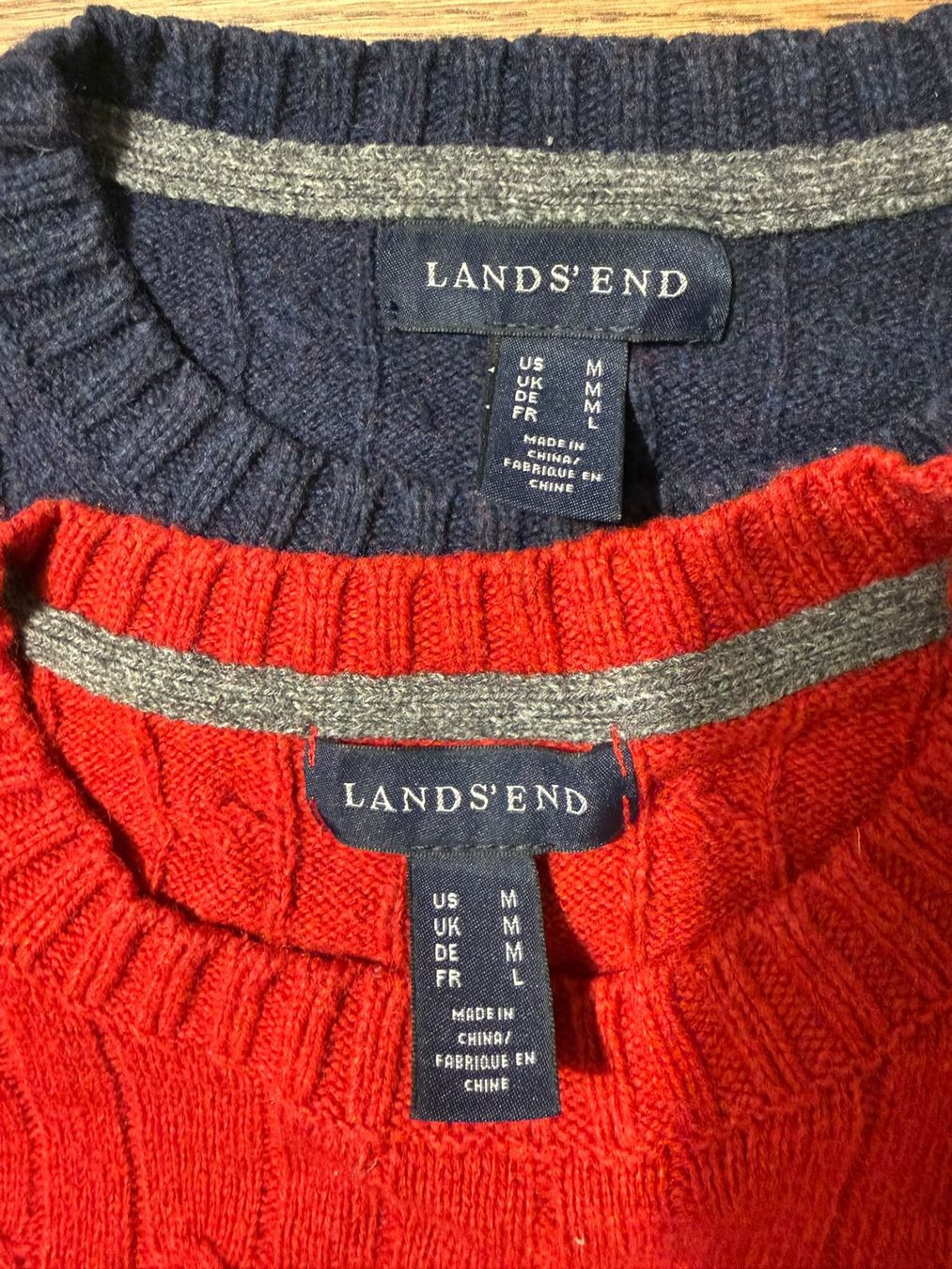 Maglioni & Felpe: Lands' End Pullover Set rot blau Grösse M gebraucht – Usato da Glattbrugg venduto da mal_x5nt 1