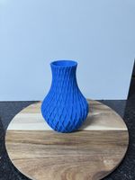 Blaue Vase, 3D-Druck, ideales Geschenk für den Frühling!