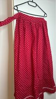 Vintage Floral Cottagecore appron  - Red & White - Size 31