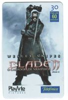 Telefonkarte "Wesley Snipes. Blade". Brasilien.