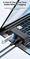 drehbar 180°  USB C 3.0 Hub Verteiler PC Laptop Macbook