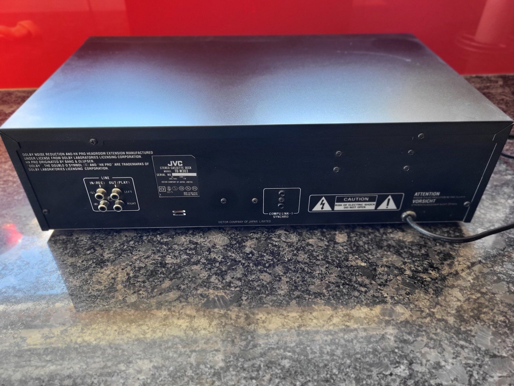 JVC Registratori: JVC TD-W303 Double Tape – Usato da St.Gallen venduto da Fulvia0 1