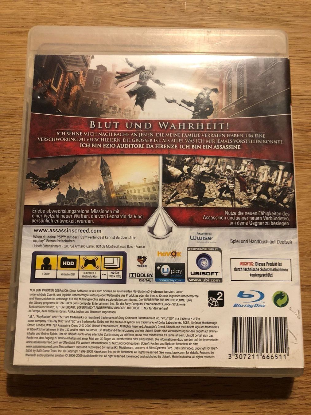 Sony Giochi: Assassins Creed 2 für PS3 – Usato da Kestenholz venduto da Inna09 1