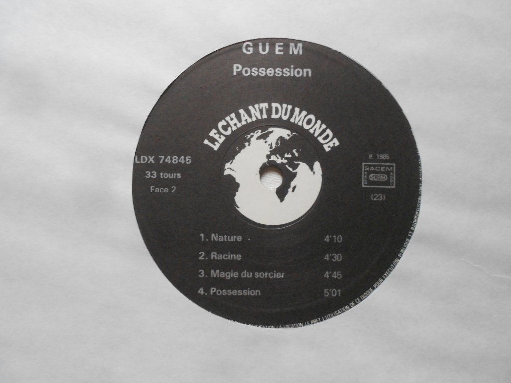 Schallplatten: GUEM  -  POSSESSION – Gebraucht aus Bex von Giorgiob 2