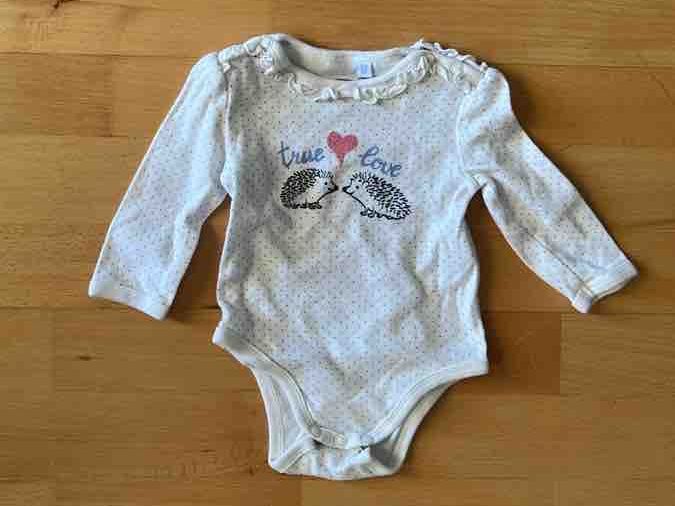 C&A Biancheria intima: Body mit Igel-Motiv Grösse 62 – Usato da Zürich venduto da Jakomo007