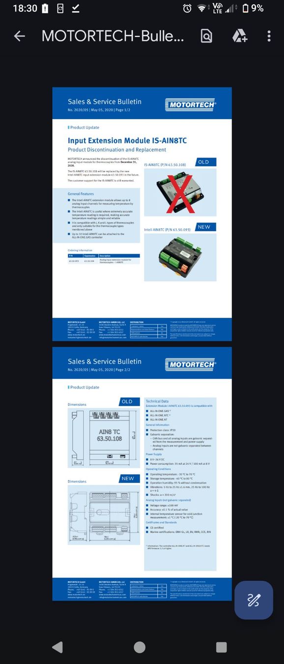 Composants électroniques: Motortech IS-AIN8TC – Neuf (Voir description) à Ursy par Beldito 2