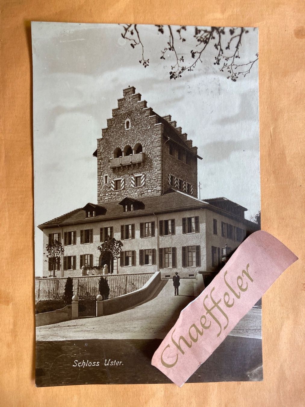 Ansichtskarten: 1925 Schloss Uster – Gebraucht aus Zürich von Chaeffeler