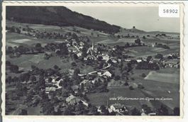Vuisternens-en-Ogoz vu d'avion