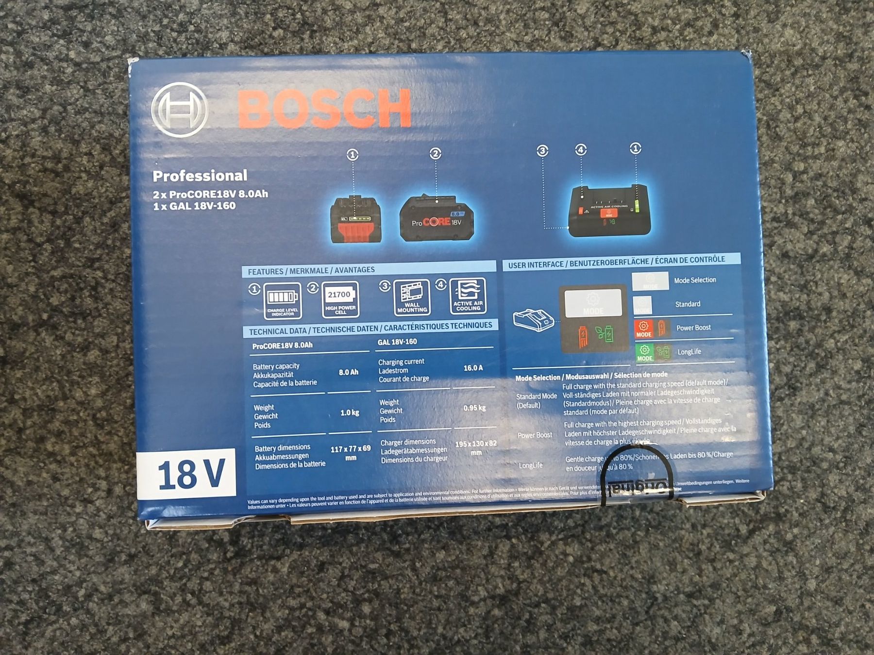 Bosch Caricatori & Batterie: Bosch Akku ProCore 18V 8.0 Ah Basisset Nr.01 – Nuovo e nell'imballaggio originale da Reiden venduto da mja_2bsk 5