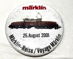 Pin Märklin-Reise 25.August 2001