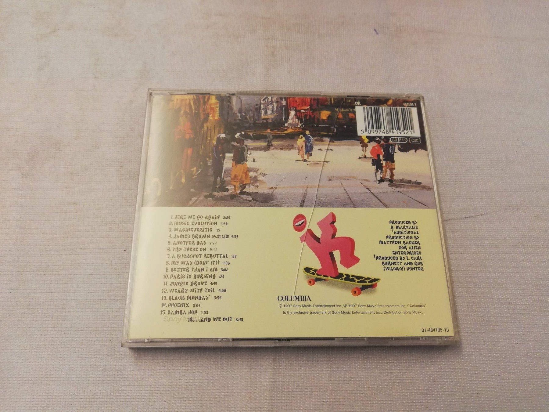 CD: BUCKSHOT LEFONQUE - MUSIC EVOLUTION – Usato da Bern venduto da Vinylsound.ch 1