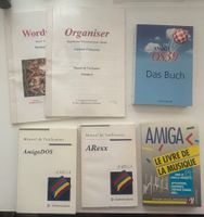Lot de 6 manuels Amiga - WordWorth, Organiser, OS3.9...