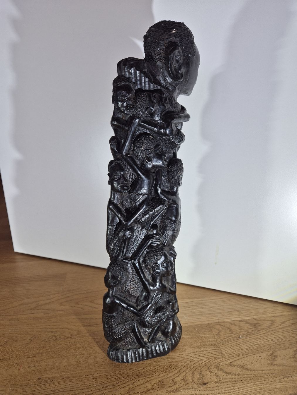 Skulpturen & Statuen: Afrikanische Kenia Ebenhholzfigur, Handgeschnitzt, 43cm hoch – Gebraucht aus Trogen von same4you 1