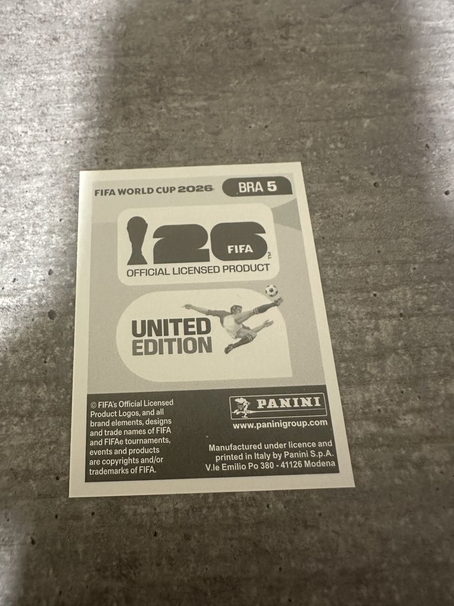 Panini Carte collezionabili: BRA 5 , FIFA WORLD CUP 2026 PANINI  – Nuovo (secondo la descrizione) da Frauenfeld venduto da 1PegPeg1 1