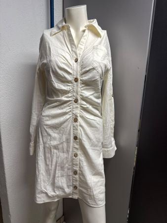 KLEID ZARA gr M 54%linen 43%viscose 3%elastane