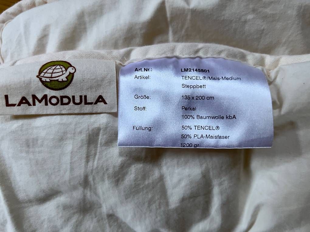 Coperte: 2 Bettdecken 135 X 200cm - mit Tencel + Maisfaster – Usato da Bürchen venduto da marina-wallis 1