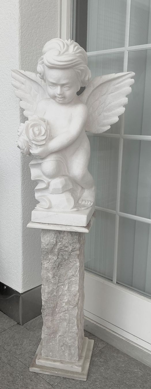 Statuette: ÄLTERER WUNDERSCHÖNER ENGEL – Usato da Zell LU venduto da Silvermemory