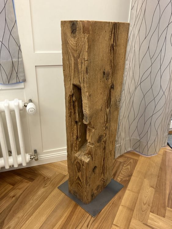Holzsaule Deko 100 Cm