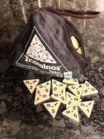 Gesellschaftsspiel Triominos Pocket Goliath kaum gebraucht