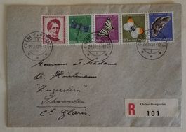 ZB137) 1951, Pro Juventute Satz Brief nach Italien