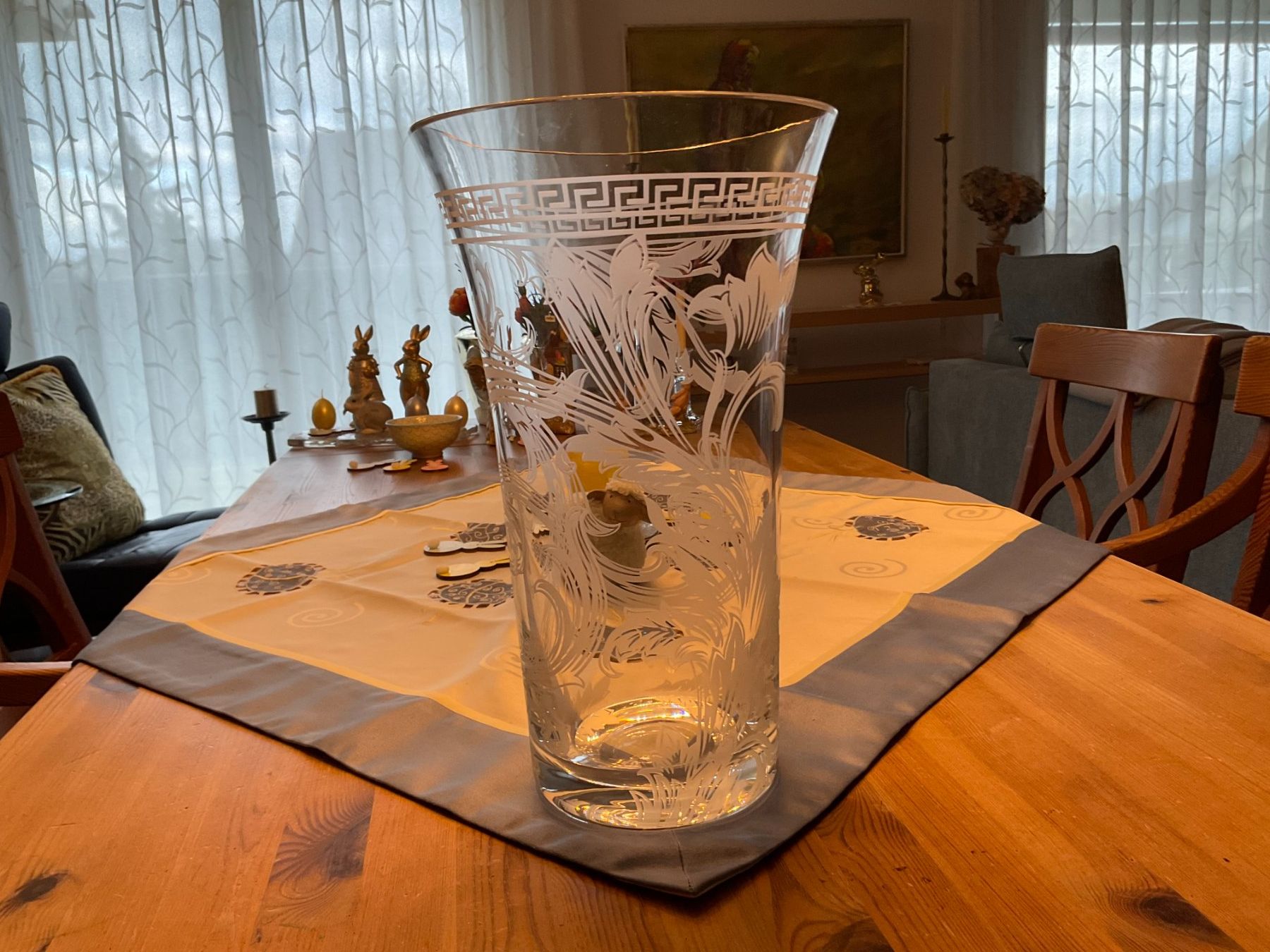 Versace Vasi & Recipienti: Versace Blumenvase Kristall geschliffen – Usato da Büttikon AG venduto da Picknicker81