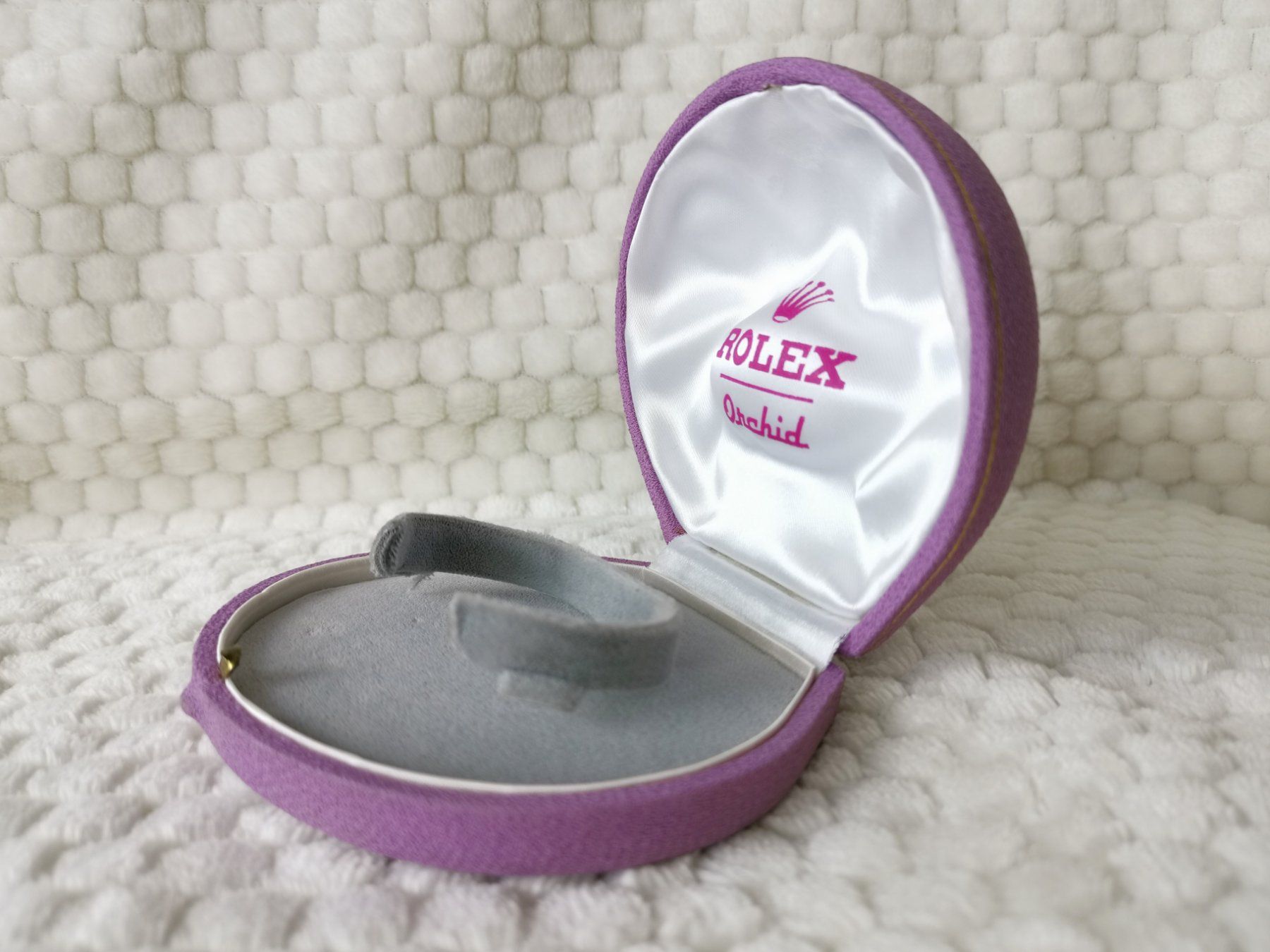 Scatole porta orologi: Original Rolex Orchid Muschel Box – Nuovo (secondo la descrizione) da Nottwil venduto da Kaufen003 1