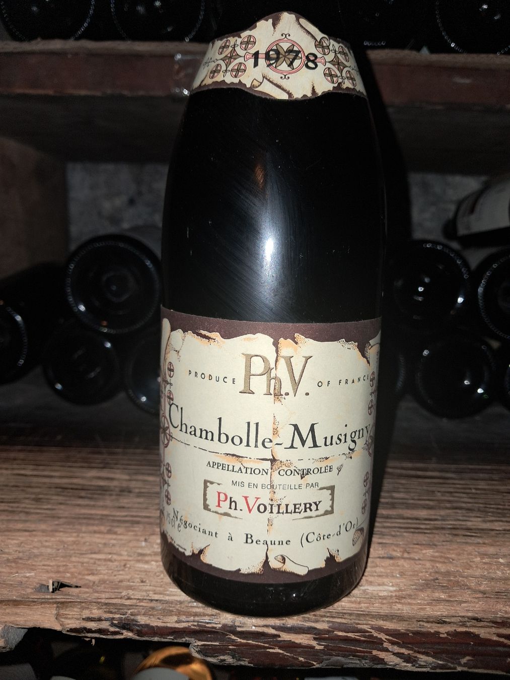 Vino: Chambolle-Musigny Ph. Voillery 1978 – Nuovo e nell'imballaggio originale da Le locle venduto da juliensaran 2