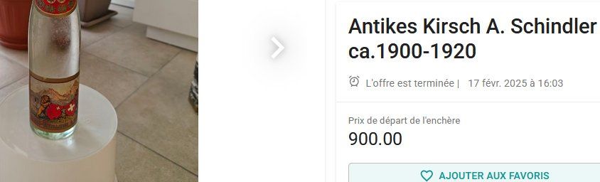 Bevande alcoliche: Kirsch A.Schindler XIXs – Usato da Collonges venduto da arashee 3