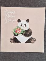 Danke Merci Grazie Karte Panda Motiv