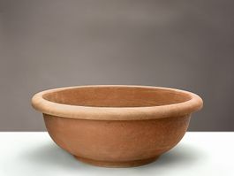 Terracotta-Blumenschüssel