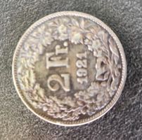 2x   2 FR  Münze 1921 Silber