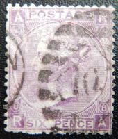 Grossbritannien Kat. 30 Pl.8 gest. 1867 Kat. 40 Euro