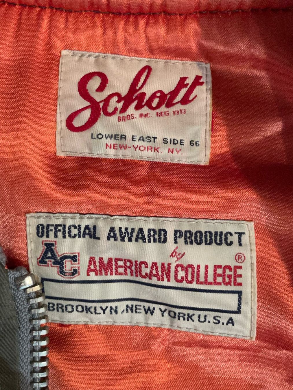 Schlafsäcke: SCHOTT N.Y.C BOMBER JACKET SZ: M – Gebraucht aus Cortaillod von Stay_Alive_vintage 4