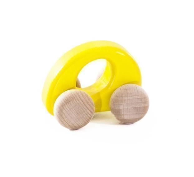 Spielzeuge: Bajo Car, gelb, Holz, neu – Neu und originalverpackt aus Turbenthal von TopToys