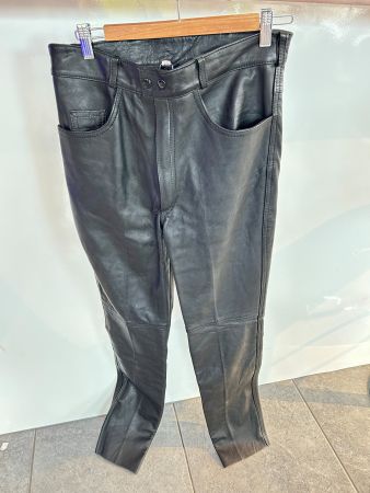 RICHA Nubuklederjeans schwarz Gr. 46