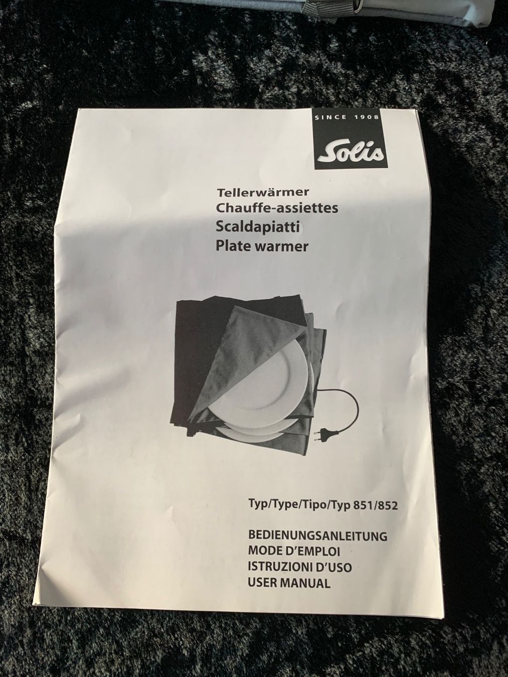 Solis Küchengeräte: Tellerwärmer King Size Typ 852 pearl/grey – Neu (gemäss Beschreibung) aus St. Gallen von Adwen 4