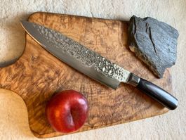 Chefkoch Profimesser JAPAN🔴GYUTO Handmade 205mm AKTION!