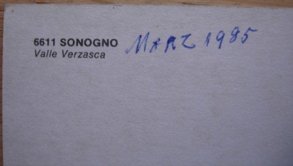 Cartoline postali: Ansichtskarte ungelaufen - Sonogno / Valle Verzasca – Usato da Dübendorf venduto da rumpumpel 3