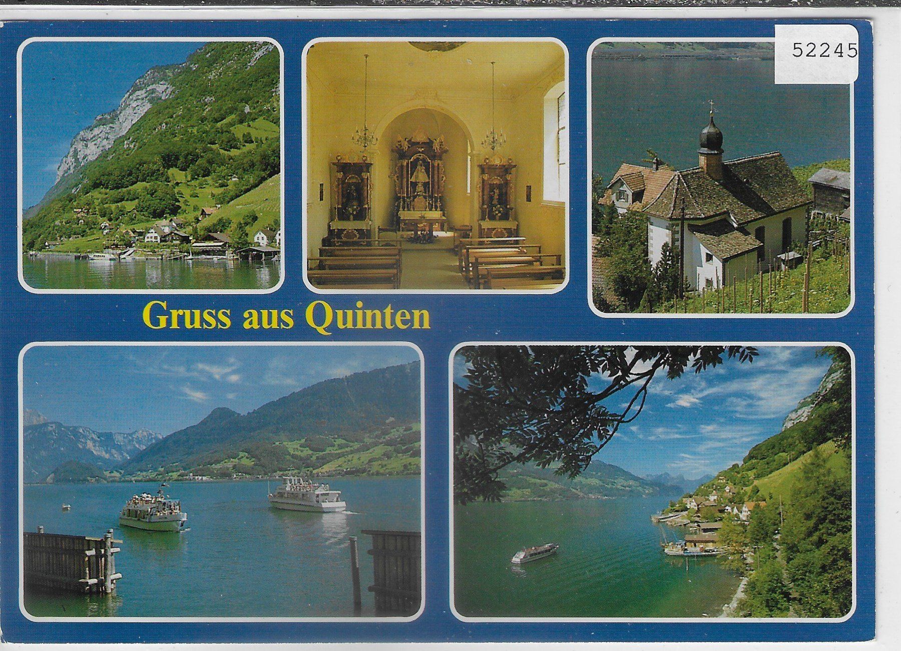 Cartes postales: Gruss aus Quinten – D'occasion à Ettingen par Kartenplanet