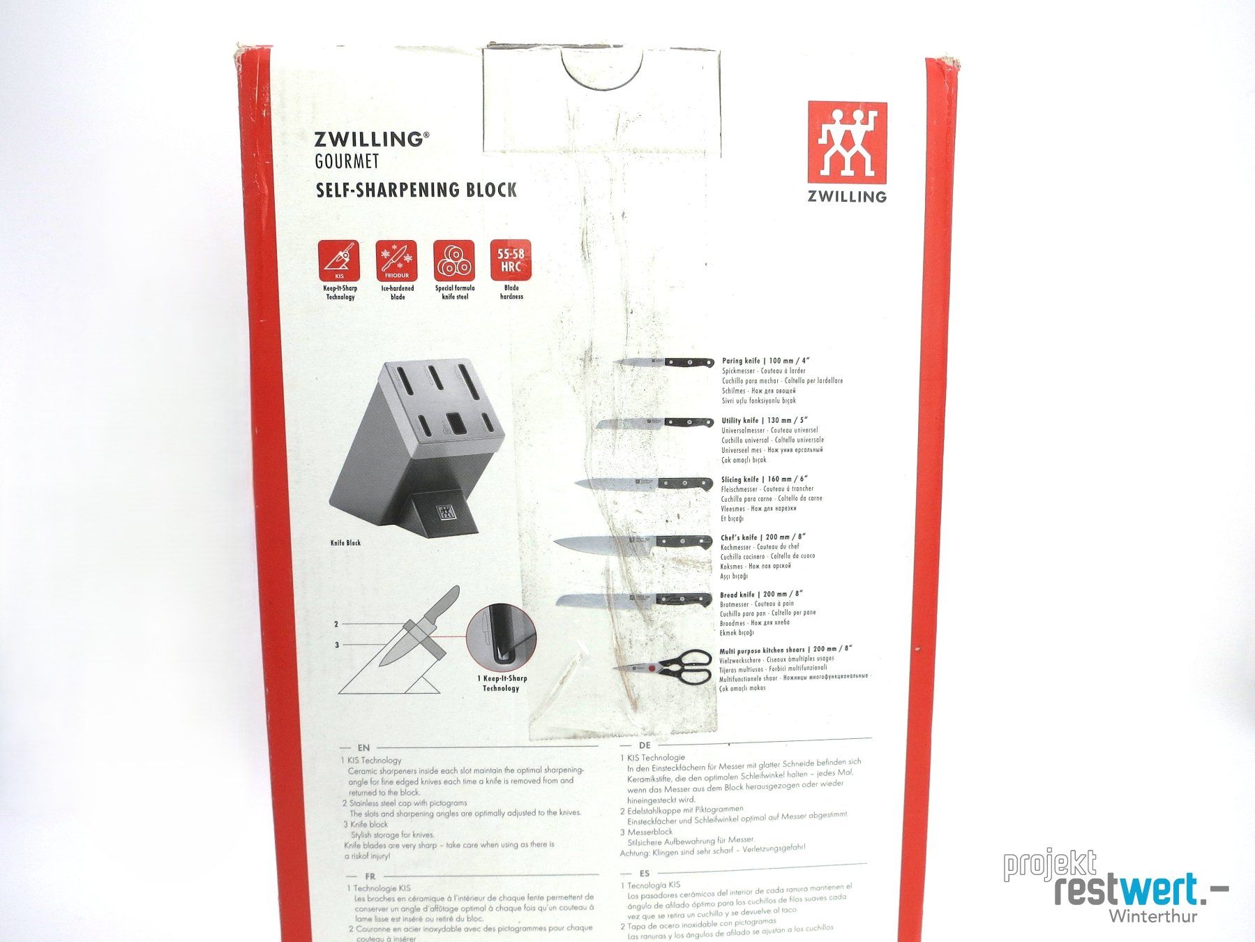 Zwilling Coltelli: ZWILLING - Selbstschärfender Messerblock-set – Usato da Winterthur venduto da Restwert_Winterthur 3