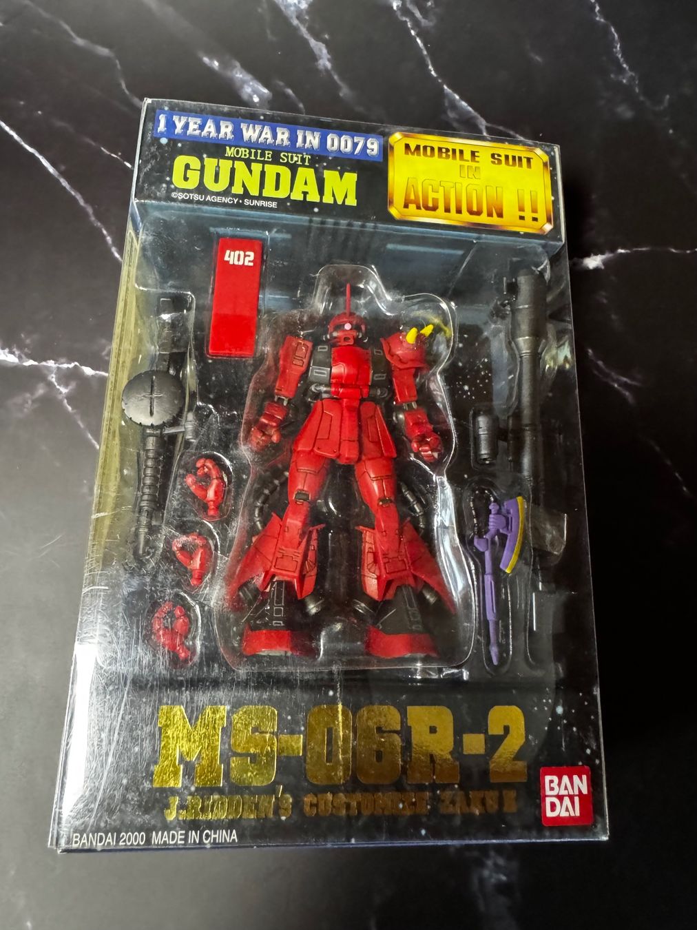 Bandai Giocattoli: BANDAI MS-06R-2 ZAKU II / MSA – Nuovo e nell'imballaggio originale da Knonau venduto da CEPPIGATTI 2