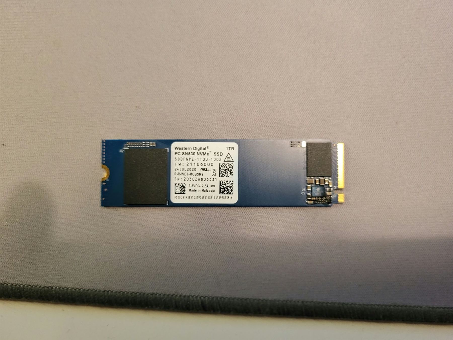 Western Digital Harddisks: Western Digital 1TB SSD m.2 NVME – Gebraucht aus Unterengstringen von CyberCore