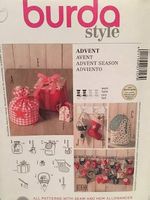 Schnittmuster Burda Advent Weihnachten nähen basteln