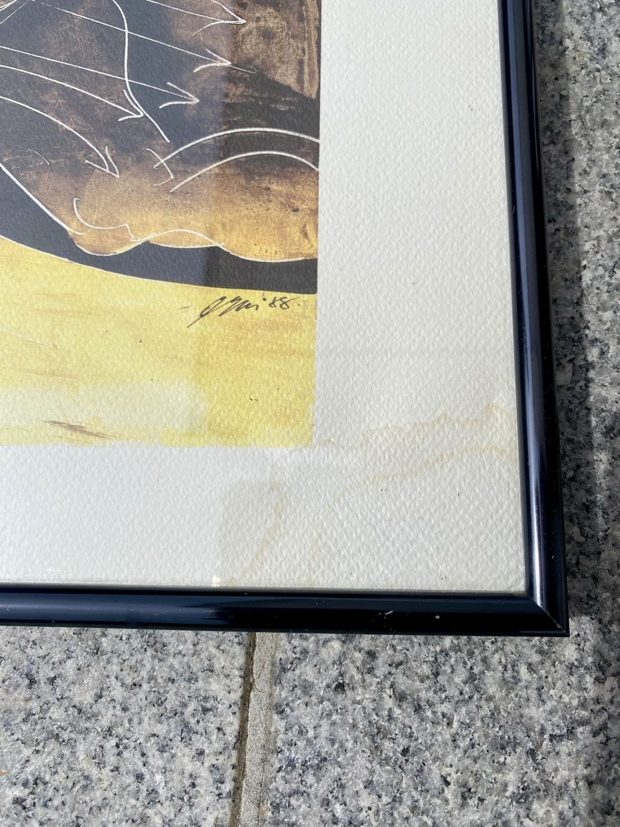 Foto & Immagini: Gerahmtes Bild, Hans Erni, Druck – Usato da Rotkreuz venduto da Once0 2